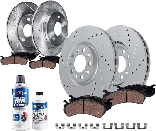 Miniatura 13 de Detroit Axle - Zapatas de freno traseras para Dodge Ram 1500 Buick Century LeSabre Roadmaster Cadillac Brougham Fleetwood DeVille Chevrolet Caprice
