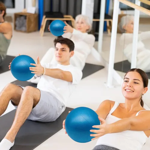 Miniatura 2 de Pelota de pilates – Pequeña pelota inflable de gimnasio para fitness Equipo de yoga para entrenamiento de muslos, piernas, brazos, abdomen