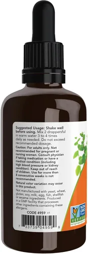 Miniatura 3 de Now Foods Suplementos, raíz de regaliz orgánica certificada 2 fl. oz