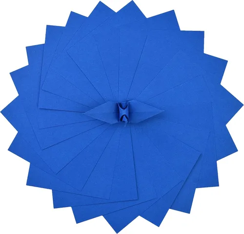Miniatura 18 de 100 Origami de doble cara púrpura oscuro, 3 x 3 pulgadas, papel cuadrado fácil de plegar para plegar, grúas, álbum de recortes (P04)