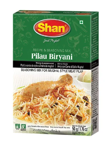 Miniatura 179 de Shan Korma Recipe and Seasoning Mix 1.76 oz (50g) - Spice Powder for Traditional Meat in Yogurt Sauce - Suitable for Vegetarians - Airtight Bag in a