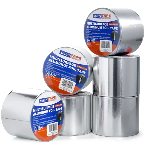 Miniatura 15 de Cinta de aluminio de grado premium ADHES, 2 pulgadas x 210 pies (70 yardas), cinta resistente al calor de 80°C a 100°C, cinta adhesiva