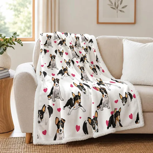 Miniatura 56 de BlessLiving Shetland - Manta mullida de perro pastor para niños y adultos, manta de forro polar con diseño de perro pastor Shetland, manta sherpa