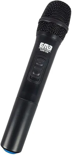 Miniatura 5 de EMB Pro EBM10W sistema de micrófono VHF portable, inalámbrico, dual, profesional