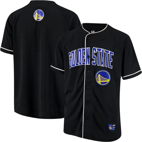 Miniatura 16 de Ultra Game Camiseta de béisbol oficial de la NBA con botones y botones para hombre Negro 23