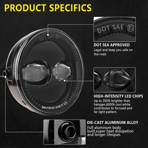 Miniatura 2 de Luces antiniebla LED, lámparas de parachoques, conjunto de reemplazo para Ford F150 2006 2007 2008 2009 2010 2011 2012 2013 2014 F150