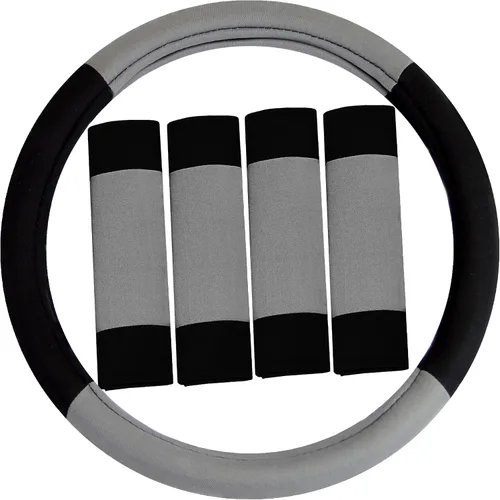 Miniatura 20 de FH Group Juego de fundas de tela para asiento delantero de automóvil para asientos de cubo, ajuste universal, compatible con bolsa de aire, fundas