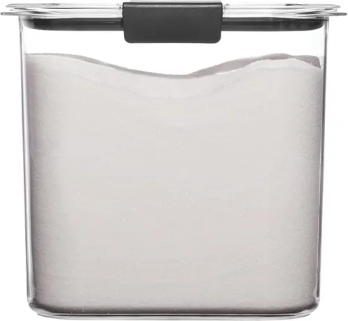 Miniatura 5 de Rubbermaid Brilliance - Contenedores de almacenamiento para despensa, 7.8 tazas y 12 tazas
