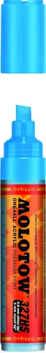 Molotow ONE4ALL 327.553 - Marcador de pintura acrílica, 0.157-0.315 in, azul choque medio, 1 cada uno