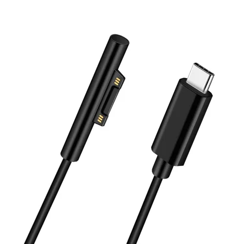 Miniatura 2 de Cable de carga Surface Connect a USB-C de 15 V/3 A compatible con Microsoft Surface Pro 3/4/5/6/7, Surface Laptop 3/2/1, Surface Go, Surface
