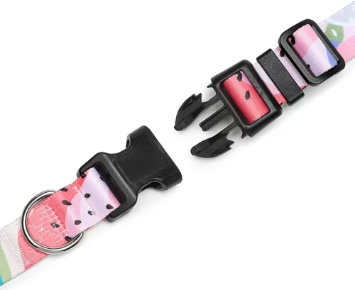 Miniatura 30 de Mercano Collar ajustable para perro, patrones de diseño especial, nailon suave, cómodo y resistente, collar para mascotas para perros pequeños