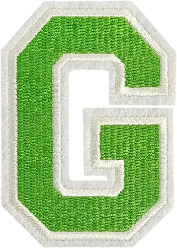 Miniatura 58 de 3 parches de letras termo-adhesivas de 3.14 pulgadas, parche de letras bordadas completo, letras del alfabeto de hierro A-Z, parches para coser