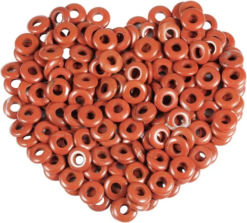 Miniatura 7 de rockcloud Cuentas sueltas con forma de corazón de Rondelle con forma de agujero grande, para pulseras europeas para hacer joyas