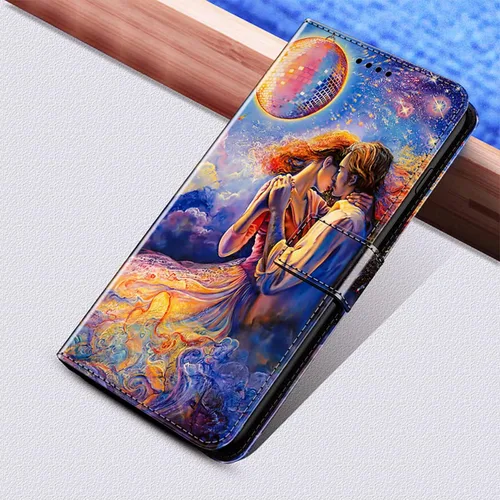 Miniatura 7 de Funda de piel sintética con función atril y tapa abatible para Apple iPhone 7 8 Plus SE XR XS 11 12 13 14 15 16 Pro Max, personaliza la imagen