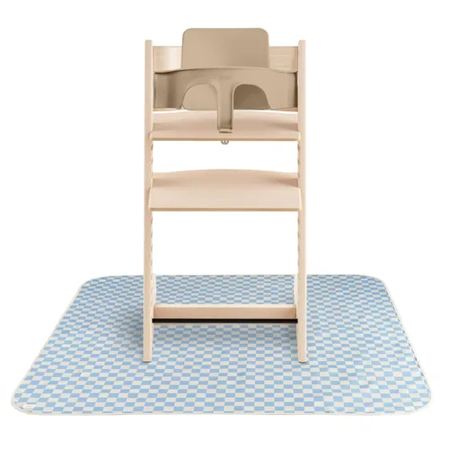 Miniatura 11 de mushie Alfombrilla Splat para Bebé 108x108 cm (Rosa) Resistente al Agua para Debajo de Silla Alta y Juego Infantil Rubor