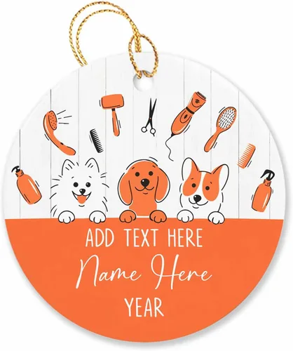 Miniatura 22 de Adorno de Navidad personalizado para artista, regalo de adorno de artista para árbol de Navidad, adorno de Navidad de pintor 2026, texto
