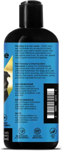 Miniatura 8 de Pet Honesty Chlorhexidine - Champú para aliviar la picazón de temporada para gatos y perros, para alergias, picazón, suplemento de piel y pelaje