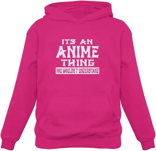Tstars Anime Hoodie Women Teen Girls It's An Anime Thing Novelty Pullover Hoodies