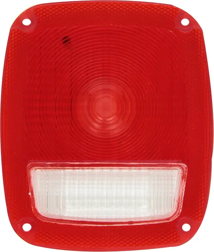 Miniatura 2 de Grote 91302 - Lentes de repuesto para faros de autobús escolares, color rojo