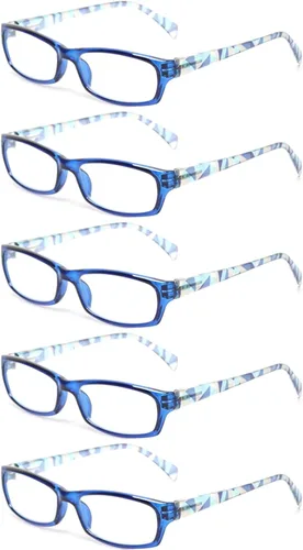 Miniatura 16 de Kerecsen - Lentes para computadora y lectura, para mujer, con bloqueo de luz azul, diseño moderno con estampados, ideales para lectura y uso diario