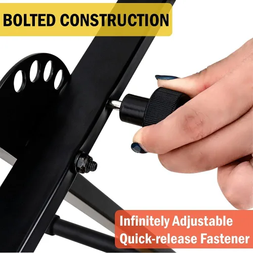 Miniatura 4 de Stage Rocker - Soporte plegable clásico estilo Single-X para teclado y piano digital, ancho y altura ajustables, duradero y resistente, fácil