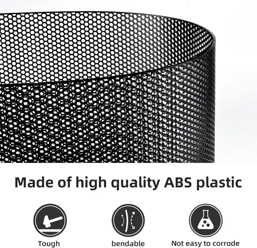Miniatura 3 de AggAuto 47 x 16 pulgadas de malla universal para parrilla de auto de plástico ABS, rejilla de aleación de aluminio para automóvil, inserto
