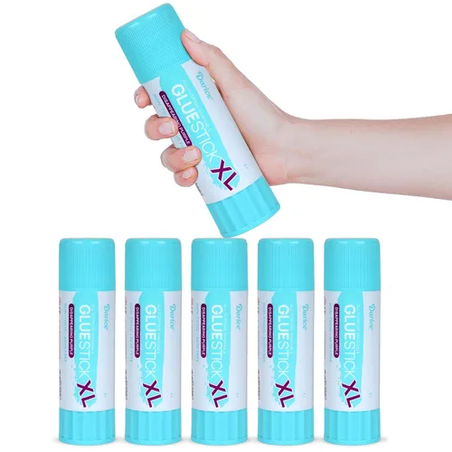 Miniatura 8 de Darice - Barras de pegamento gigantes moradas que desaparecen, gran barra XL Jumbo de 115 gramos - Se seca transparente, lavable, no tóxico