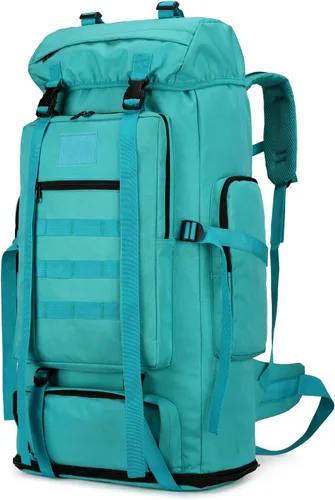 Mochila de senderismo W WINTMING para hombres 70L/100L, mochila de campamento, mochila militar Molle, paquete de asalto de 3 días para escalada |