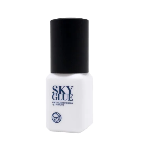SKY S+ Pegamento para Extensiones de Pestañas 0.1 Seg Tiempo de Secado 5ml (0.17 fl oz) Tecnología Avanzada 6-8 Semanas Tiempo de Duración Tapa