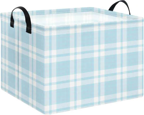 Miniatura 31 de NTAOHAMPER Cesta rectangular de almacenamiento de fútbol vacía, cesta de regalo plegable con asas, caja de juguetes/libros, decoración de habitación