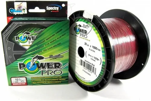 Miniatura 14 de Línea de pesca con costura de fibra Spectra Power Pro Amarillo alta visibilidad