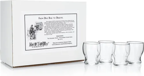Miniatura 4 de HISTORY COMPANY Catadores apilables – Vasos profesionales de nariz y sorbo para cócteles en miniatura y cerveza artesanal, juego de 4 piezas