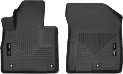 Miniatura 14 de Husky Liners Weatherbeater Alfombrillas de piso Compatible con Hyundai Santa Fe 2013-2018; Hyundai Santa Fe XL 2019 2da fila, 1 pieza negro