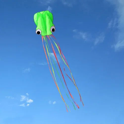 Miniatura 2 de Hengda Kite Soft Octopus Kite Series, Beautiful Kite with Long Colorful Tail for Kids and Adults, Easy to Fly Beach Kites, Excellent Outdoor