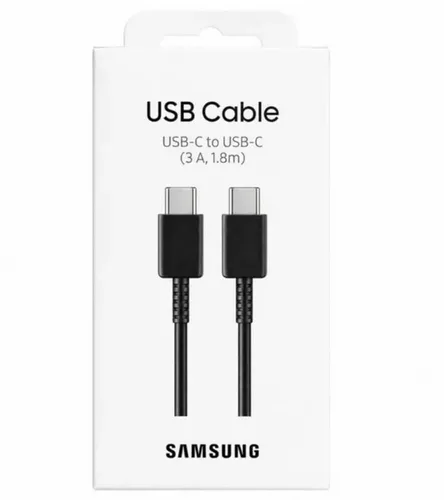 Samsung Cable USB-C a USB-C 1.8m 3A Negro