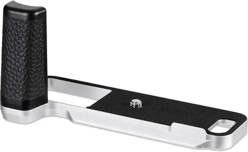Haoge Empuñadura para Fujifilm X-E5 Cuerpo de cámara en forma de L Soporte de agarre HG-FUXE5N-S Plata con Placa Estándar Arca-Swiss plata-placa