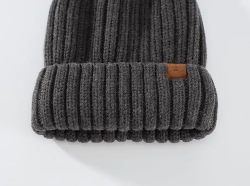 Miniatura 7 de Home Prefer Gorro de invierno para hombre, gorro de punto de vellón, gorro cálido para hombre y mujer