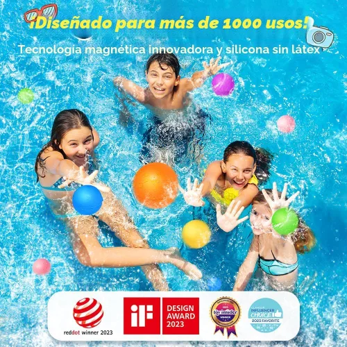 Miniatura 2 de 12 globos de agua reutilizables, juguetes de agua para piscina y playa, para niños y niñas, juguetes de verano al aire libre para niños de 3 a 12