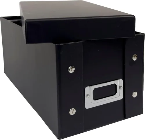 Miniatura 6 de CheckOutStore Caja de almacenamiento para CD Jewel Cases - Organiza y protege tu colección de música - Capacidad para 29 CD - Fácil montaje - Diseño