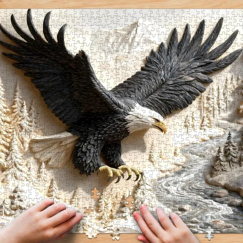 Miniatura 2 de Rompecabezas para adultos de 1024 piezas, Black Panther Enchanted Forest Puzzle, Challening Impossible Difficult Hard Fun 1024 piezas para adultos