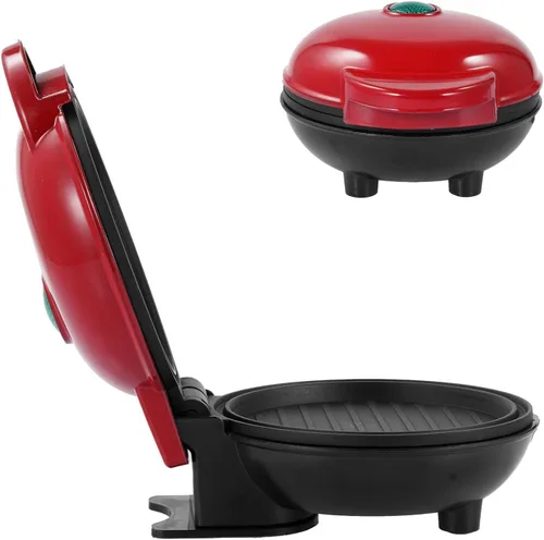 Miniatura 2 de Plancha pequeña para panqueques - Máquina para hacer panqueques, plancha redonda para panqueques individuales, galletas, huevos, sartén