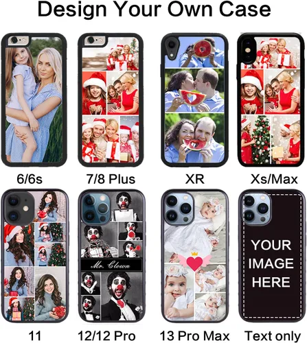 Miniatura 2 de Múltiples imágenes/fotos personalizadas, regalo personalizado, funda de teléfono personalizada para iPhone 17 16 15 14 13 Pro Max Mini 12 11 Galaxy