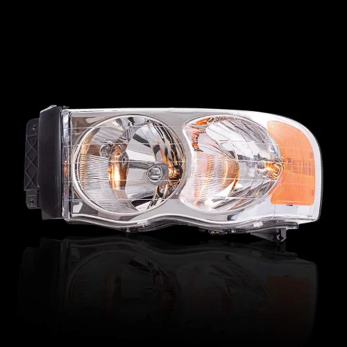 Miniatura 3 de Brock Conjunto de faros halógenos de repuesto para el lado del conductor y el pasajero, compatibles con Dodge Ram 1500 2002-2005