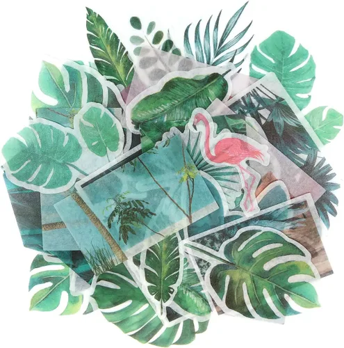 allydrew Calcomanías decorativas para álbumes de recortes, Washi, manualidades para papelería, diario, fabricación de tarjetas (60 unidades), hojas