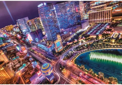 Miniatura 2 de Clementoni Rompecabezas de Las Vegas (2000 piezas), multicolor, 8 pulgadas