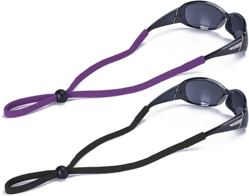 Miniatura 16 de SHINKODA Adjustable Glasses Strap for Adults and Kids 2-Pack Eyewear Retainer Cord for Reading, Safety, Sports & Sunglasses Negro