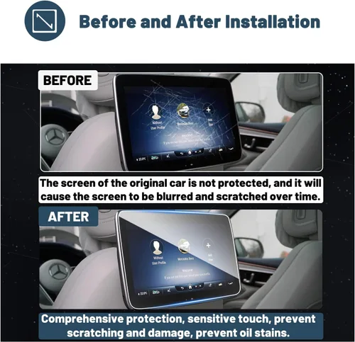 Miniatura 6 de Protector de pantalla de clase S para Mercedes Clase S W223 de 12.8 pulgadas, pantalla táctil Mercedes-Benz Clase S, accesorios de vidrio templado