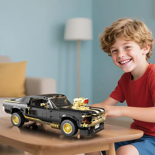 Miniatura 8 de 1:10 MOC Sports GTRS - Bloques de construcción de automóviles, juguetes para niños o adultos, juego de construcción modelo de coche de carreras