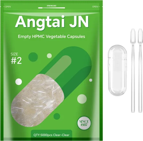 Miniatura 9 de Cápsulas veganas vacías tamaño 2 transparente a base de plantas (1,000 unidades) sin gluten, sin OMG, kit de llenado de pastillas con certificación