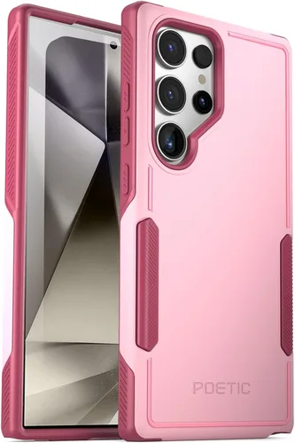 Miniatura 9 de Poetic Neon Series - Funda compatible con Galaxy S24 Ultra 5G de 6.8 pulgadas, doble capa, resistente, resistente, ligera, delgada, a prueba de Negro